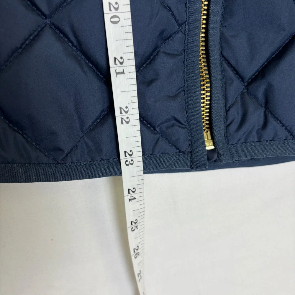 Old Navy Quilted Puffer Vest Bundle Lot 2 Olive Green Navy Zip Small Preppy - Picture 11 of 15